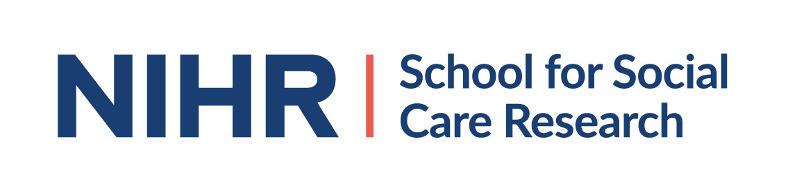 National Institute for Health and Care Research, School for Social Care Research logo