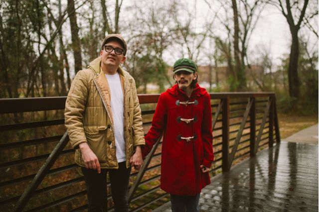 2 people on a nature walk